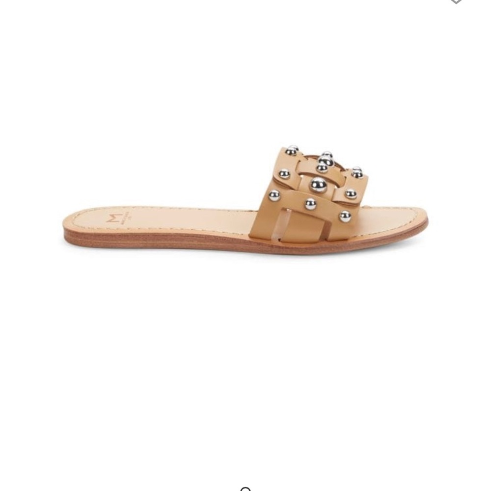 Marc Fisher LTD Natural Pacca Sandal Used With Box Size 7